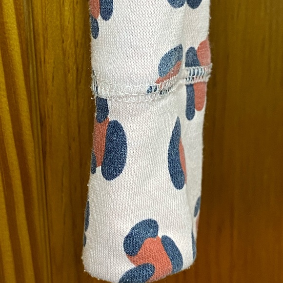 Cat & Jack Denim Coat Sz Small 6/6X Leopard Sleeve - Picture 6 of 13